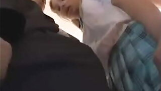 blonde fuck in bus. name??